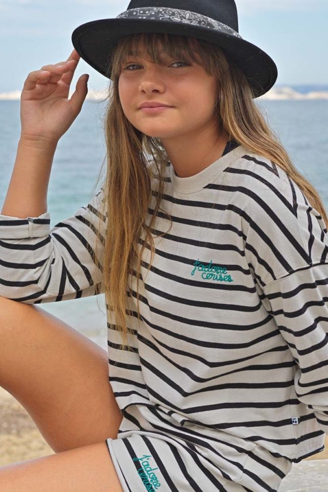 Navy and white Maryngi sailor pullover