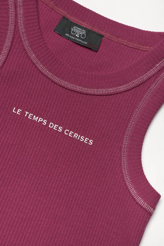 Purple Murgi short top