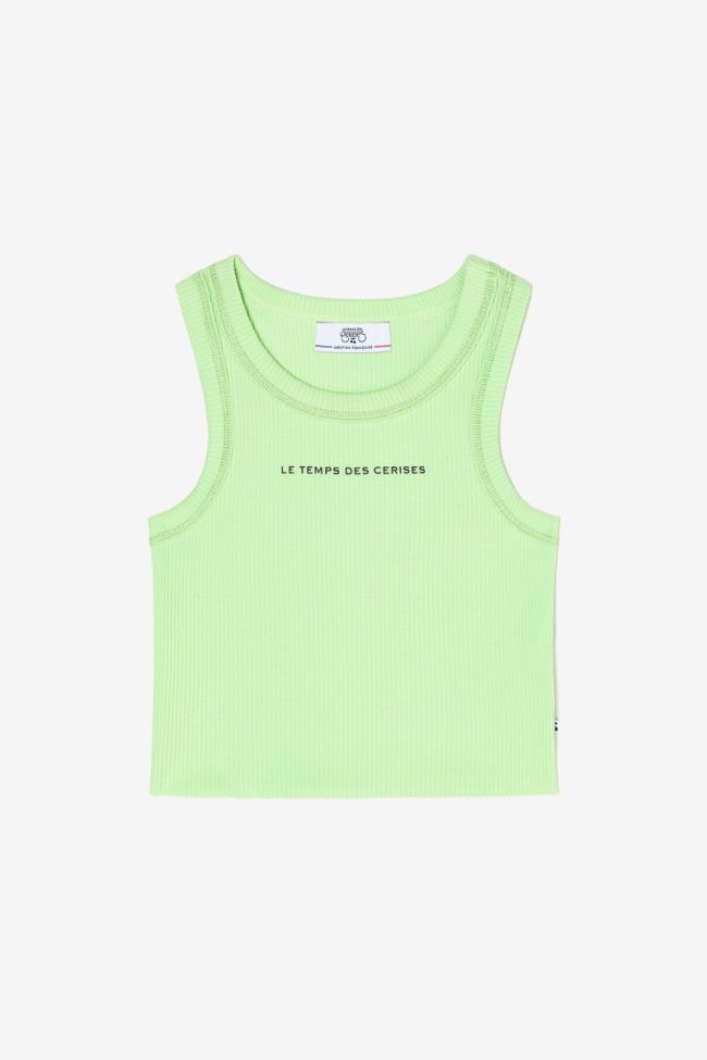 Lime green Murgi crop top