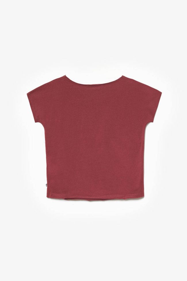 Printed burgundy Musgi t-shirt