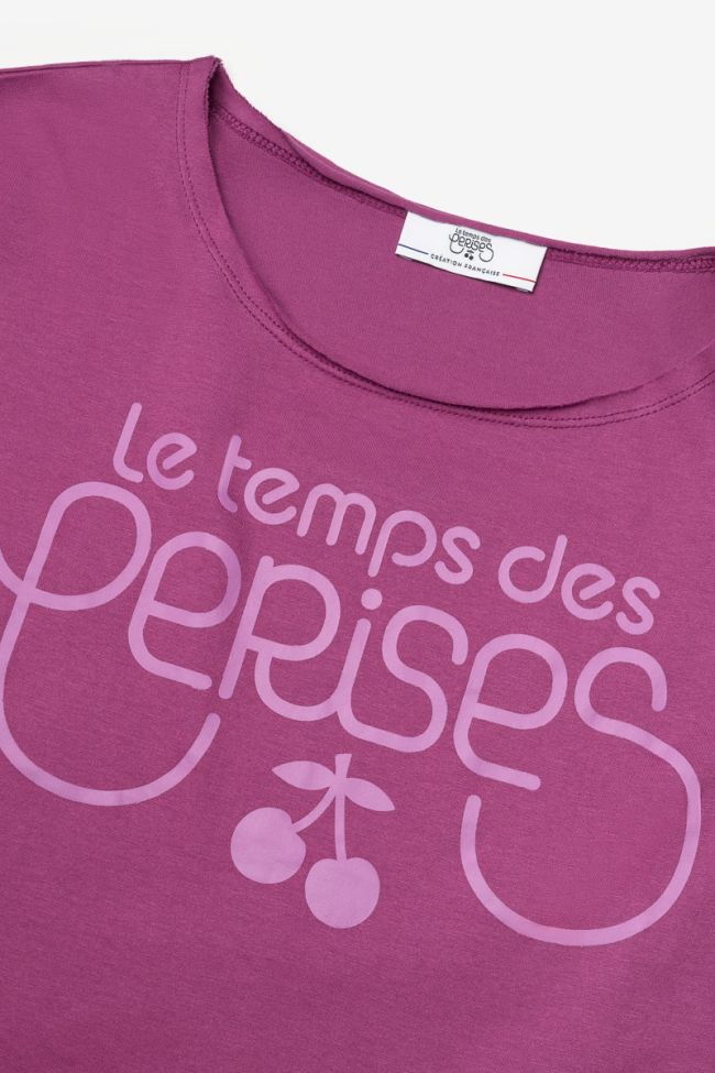 Printed purple Musgi t-shirt