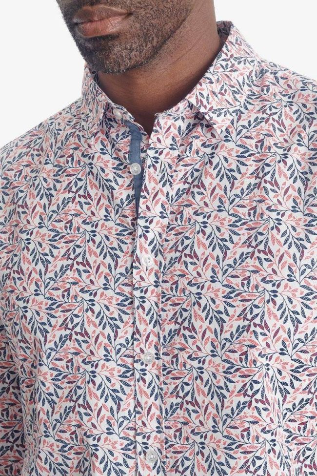White floral pattern Baxel shirt