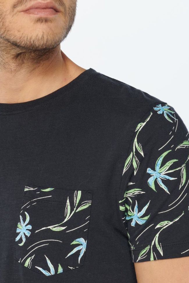 Dark blue Bazin t-shirt