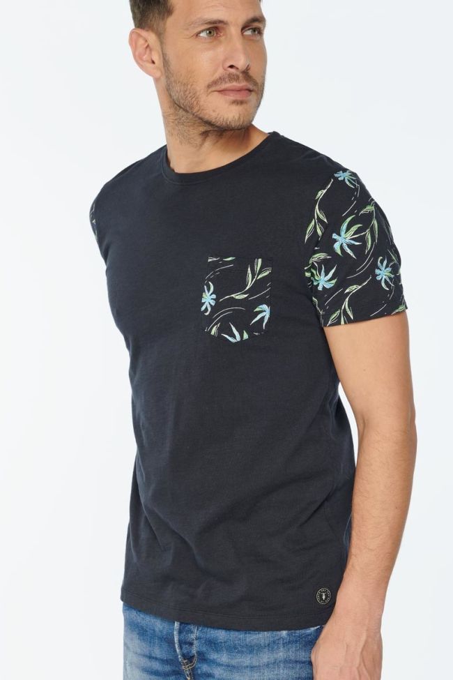 Dark blue Bazin t-shirt