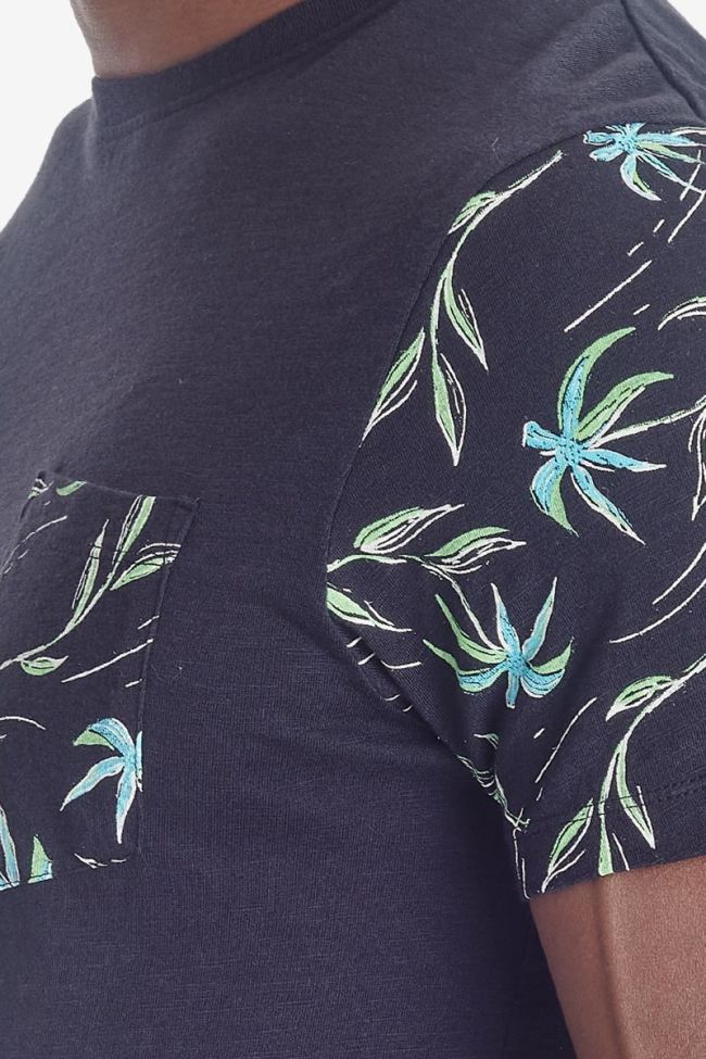 Dark blue Bazin t-shirt