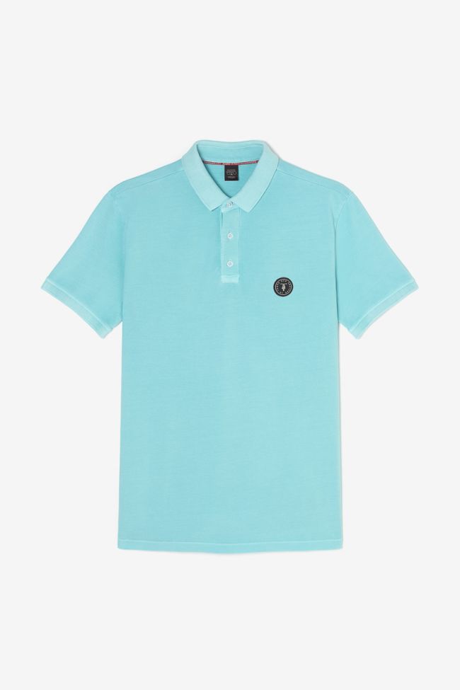 Turquoise blue Dylon polo shirt