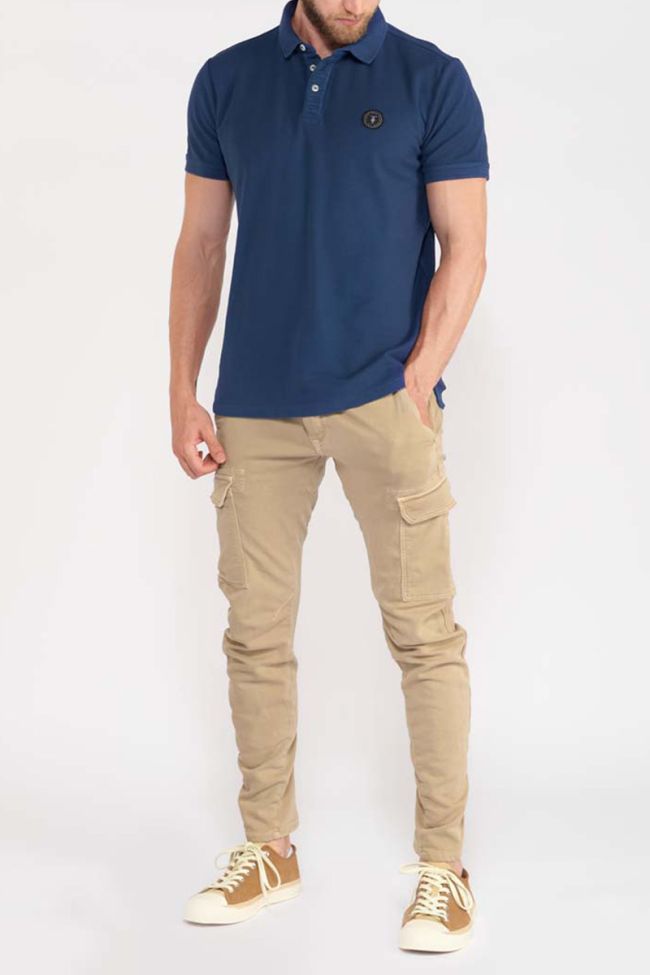 Navy Dylon polo shirt