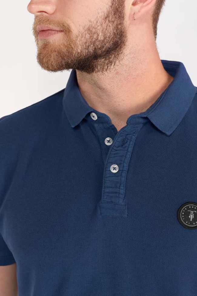 Navy Dylon polo shirt