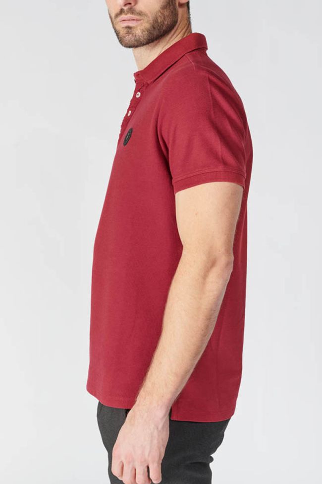 Burgundy Dylon polo shirt