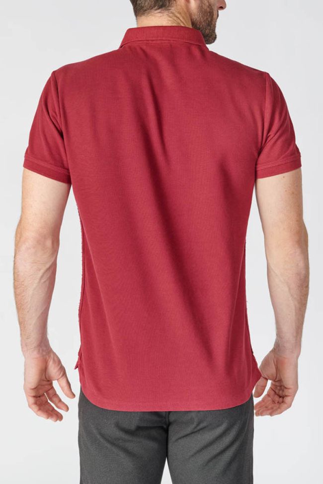 Burgundy Dylon polo shirt
