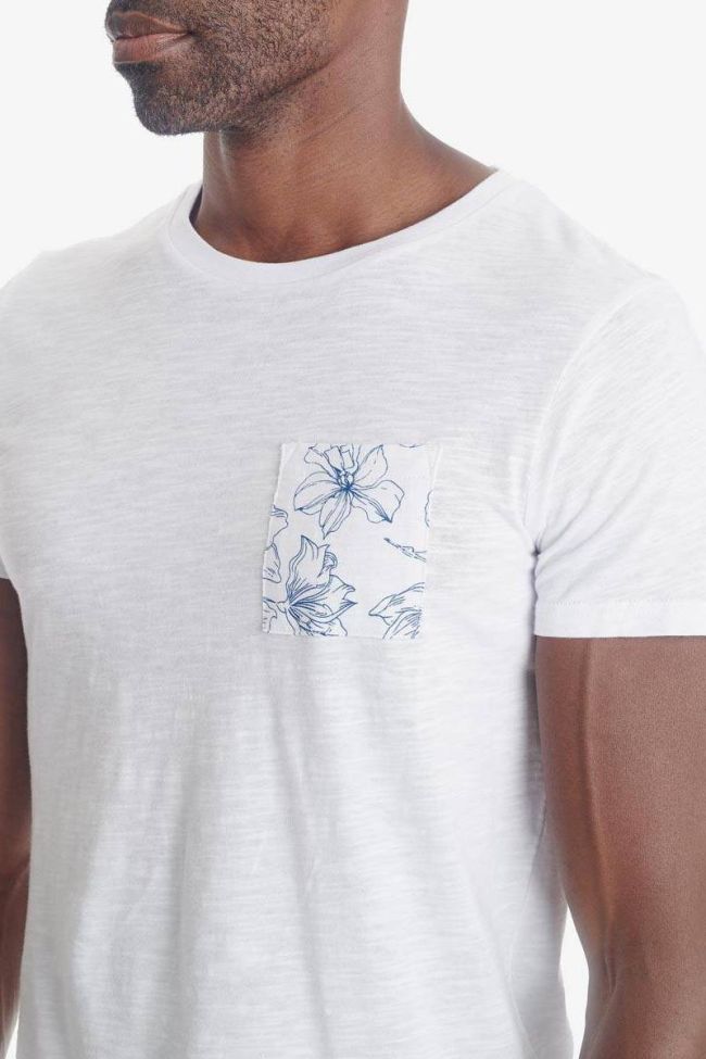 White floral detail Pilas t-shirt