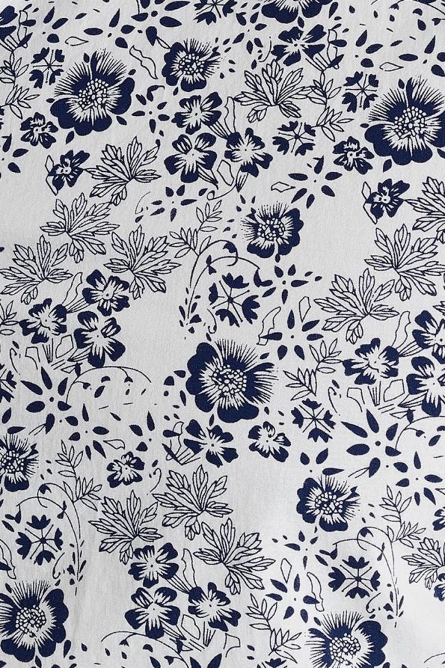 Flower pattern Pold shirt