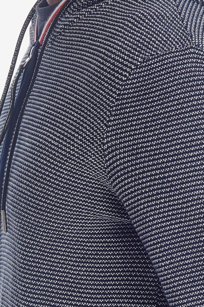 Blue Tedal zipped hoodie