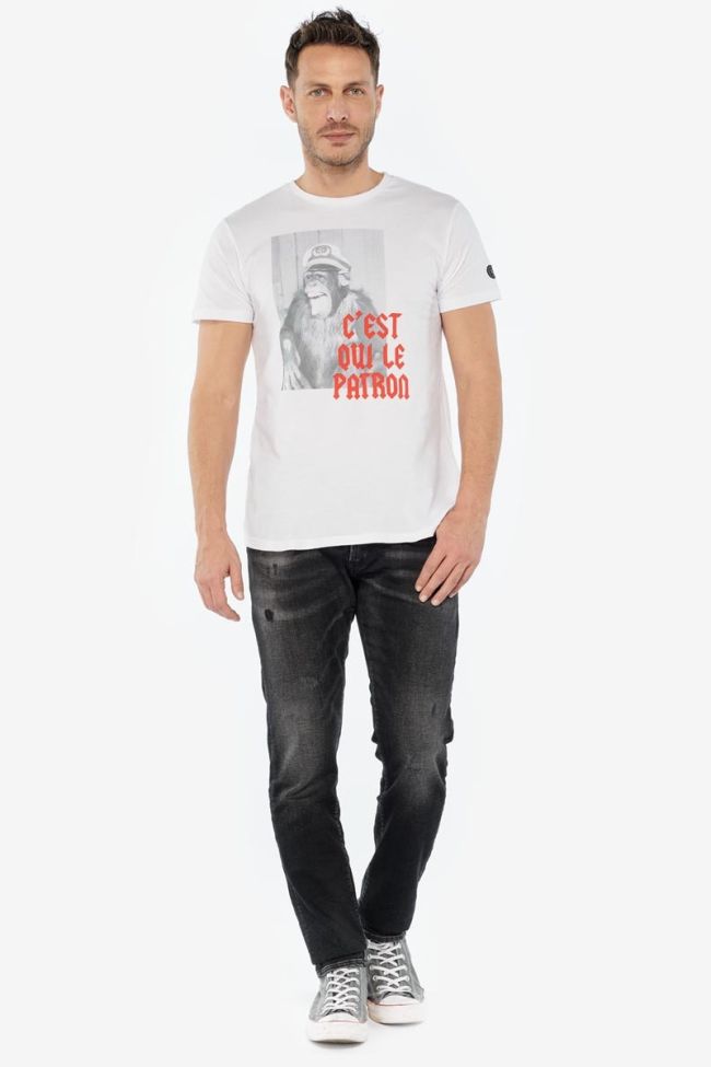 White printed Tora t-shirt