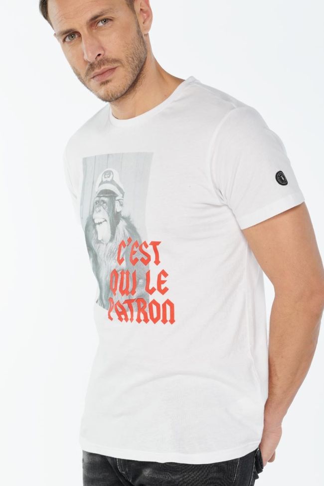 White printed Tora t-shirt