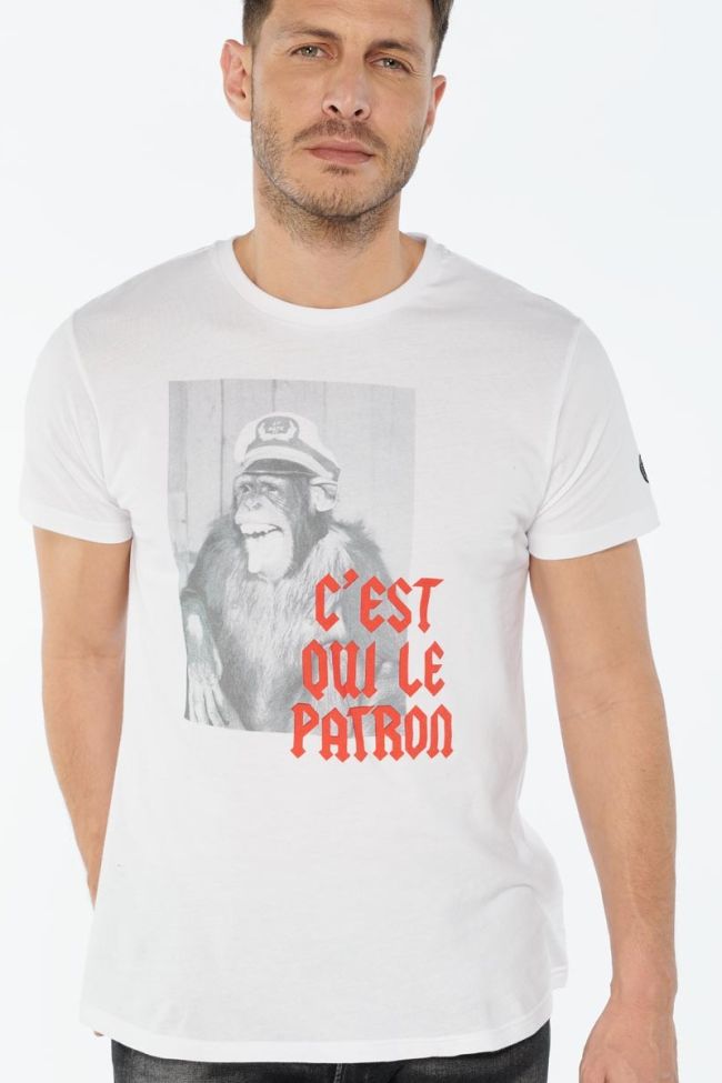 White printed Tora t-shirt