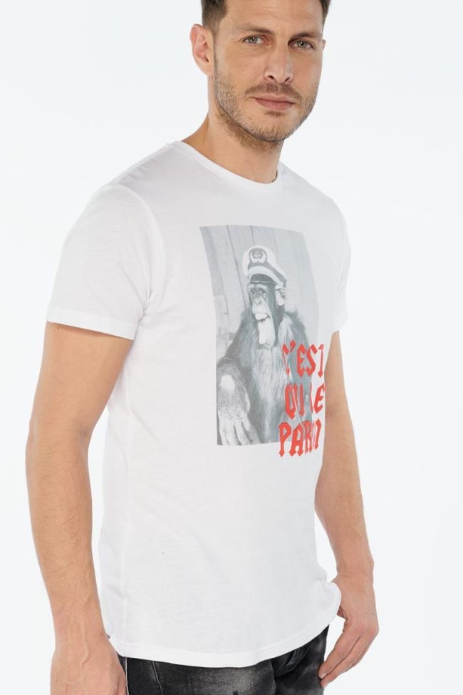 White printed Tora t-shirt