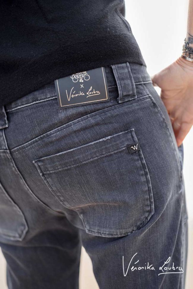 Rock 200/43 boyfit by Véronika Loubry jeans grey N°1