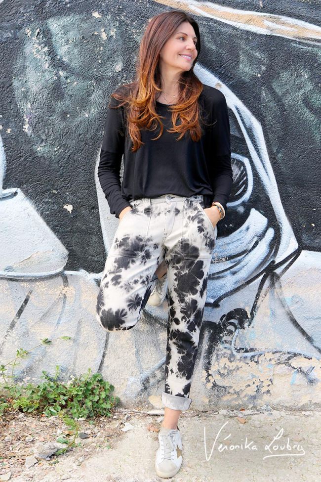 Leon jeans 200/43 boyfit tie and dye by Véronika Loubry