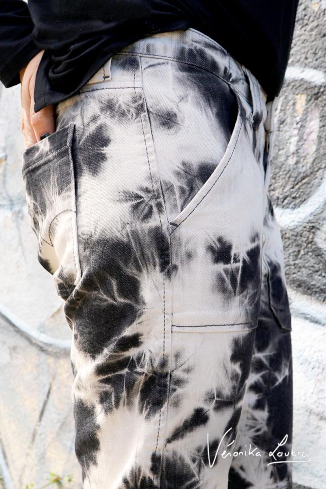 Leon jeans 200/43 boyfit tie and dye by Véronika Loubry