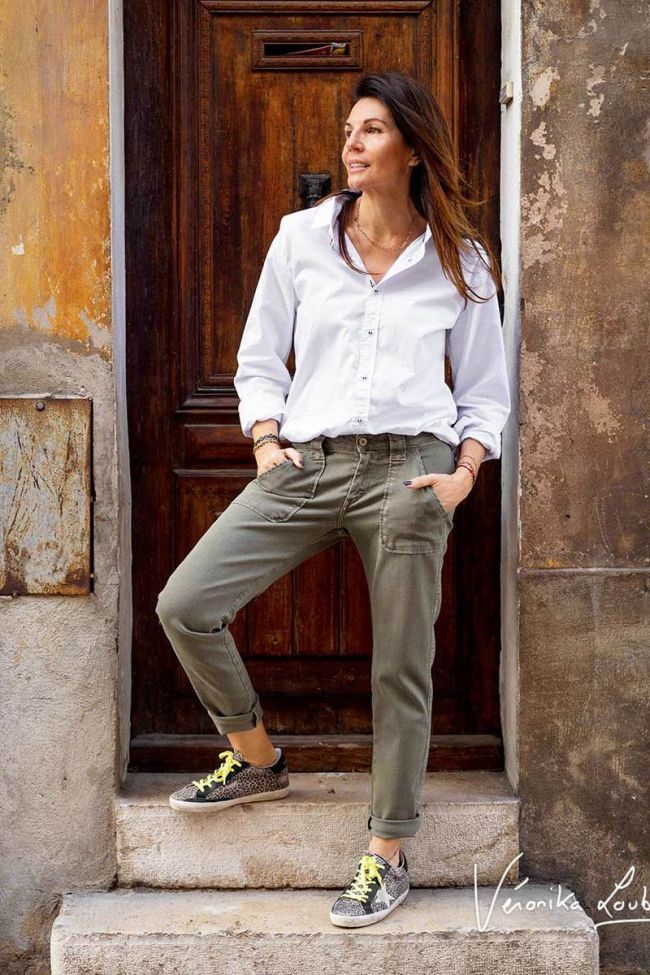 Reggae 200/43 boyfit by Véronika Loubry khaki jeans