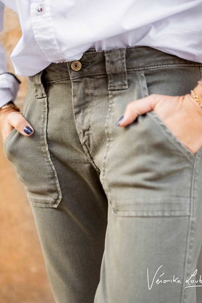 Reggae 200/43 boyfit by Véronika Loubry khaki jeans