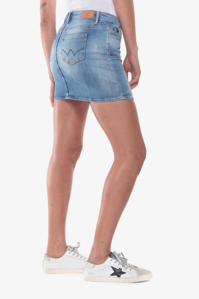 Blue denim Baki skirt