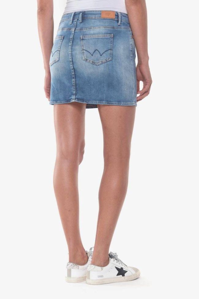 Blue denim Baki skirt