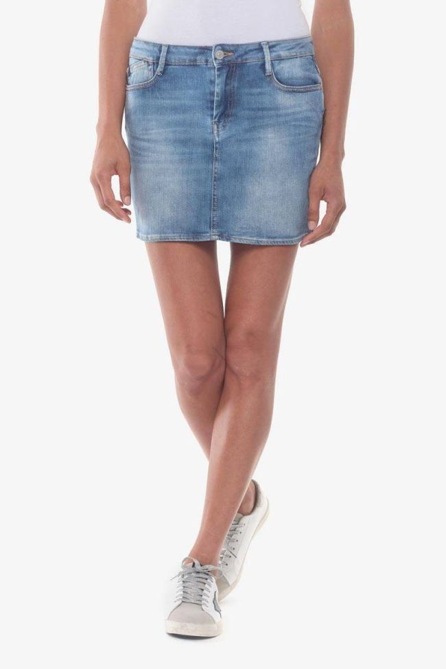 Blue denim Baki skirt