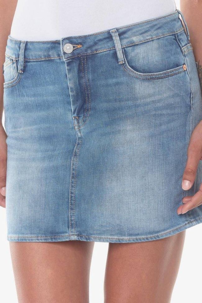 Blue denim Baki skirt