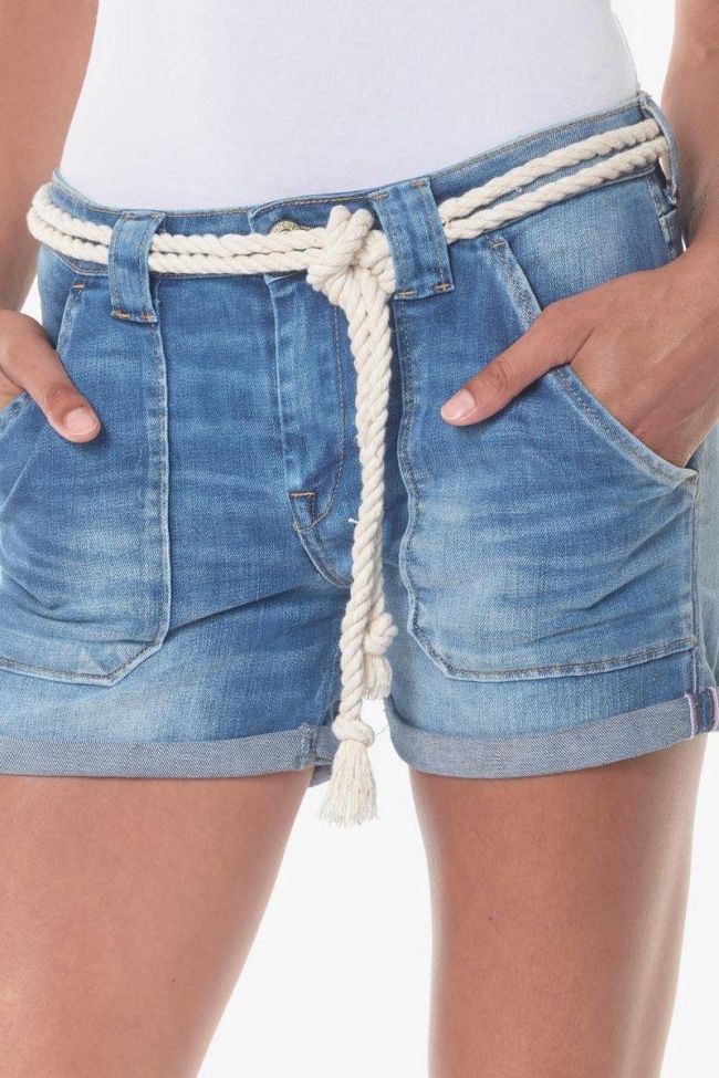 Blue denim Bloom 3 shorts