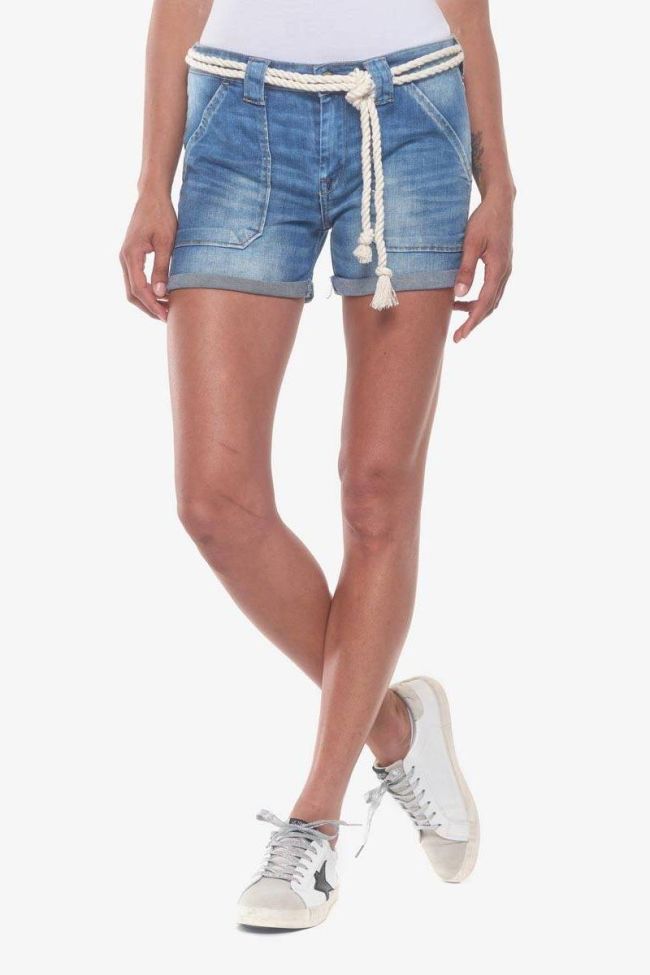 Blue denim Bloom 3 shorts