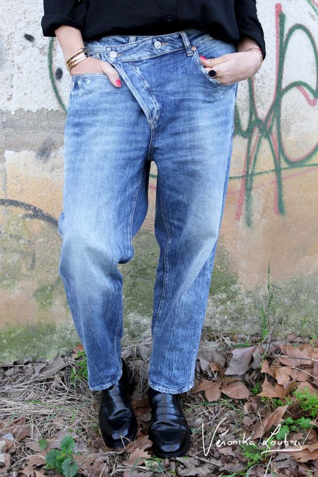 Mary boyfit destroy by Véronika Loubry jeans blue N°4