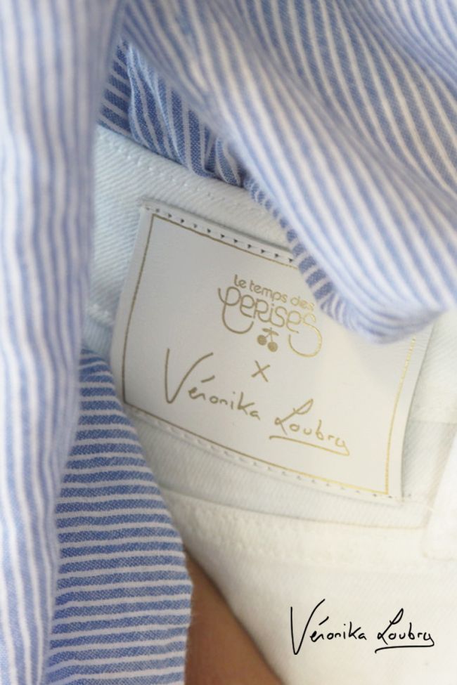 Mary boyfit destroy by Véronika Loubry white jeans