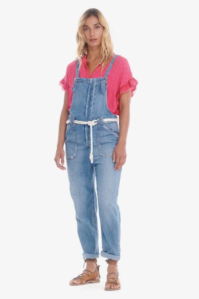Blue denim Desk dungarees