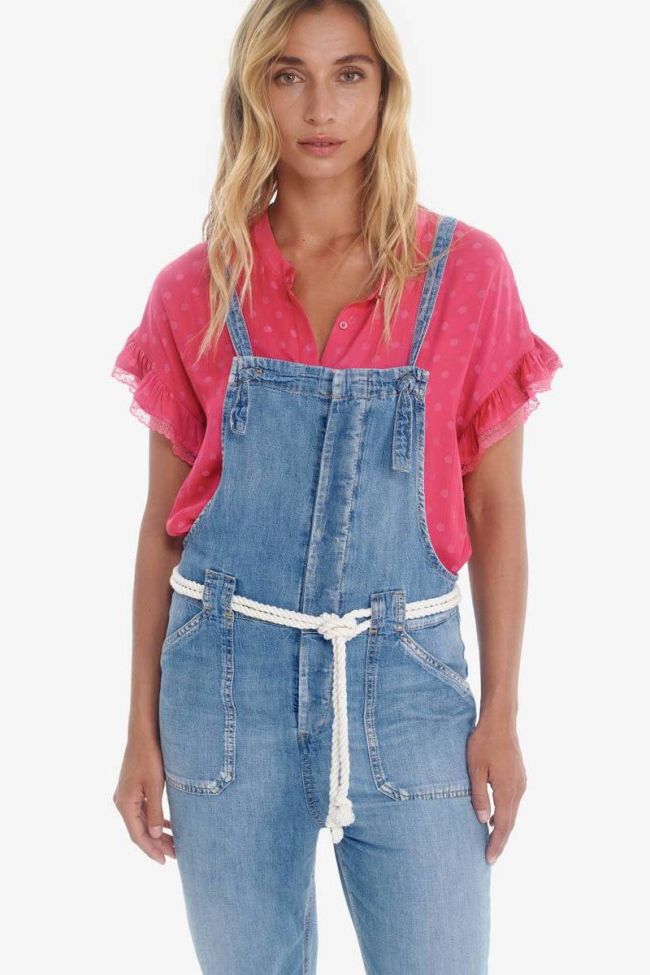 Blue denim Desk dungarees