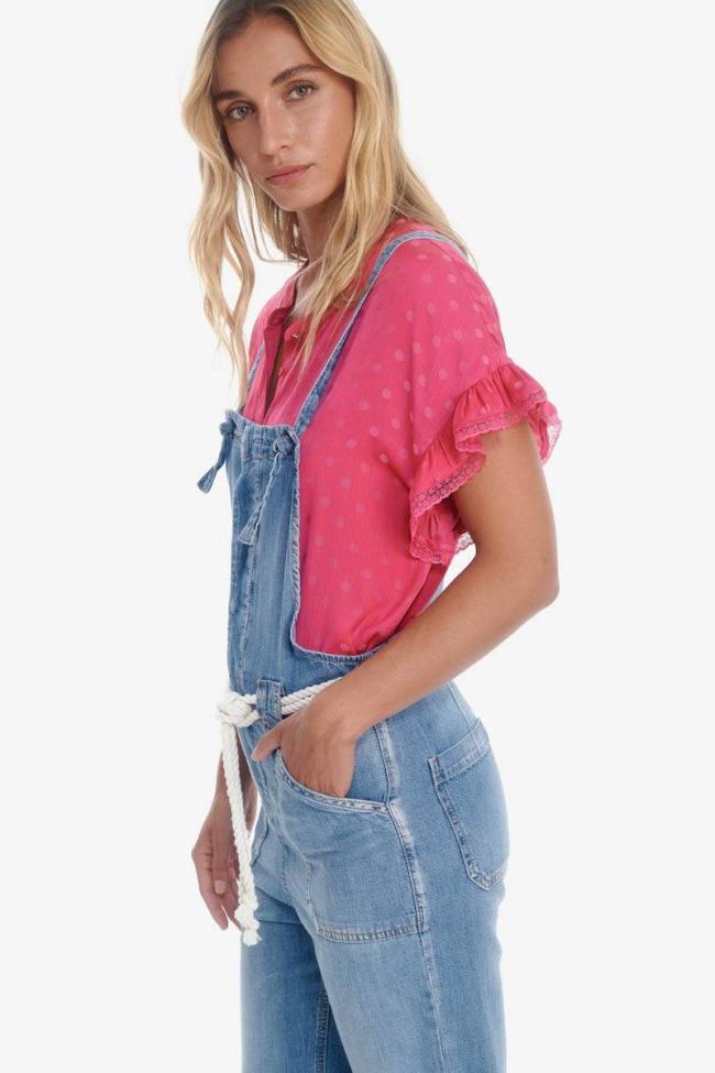 Blue denim Desk dungarees