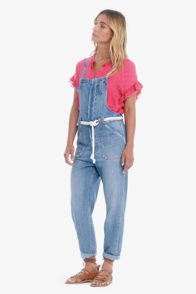 Blue denim Desk dungarees