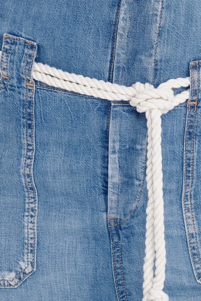 Blue denim Desk dungarees