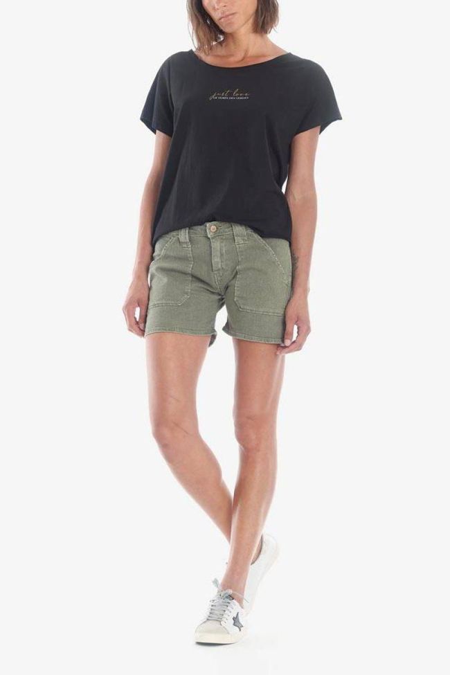 Khaki denim Olsen2 shorts