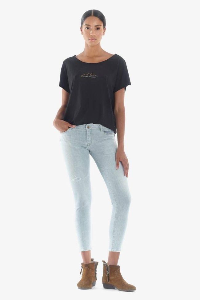 Pulp slim 7/8th destroy jeans blue N°5