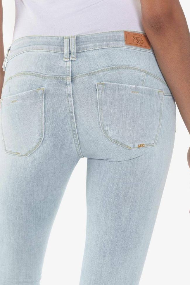 Pulp slim 7/8th destroy jeans blue N°5