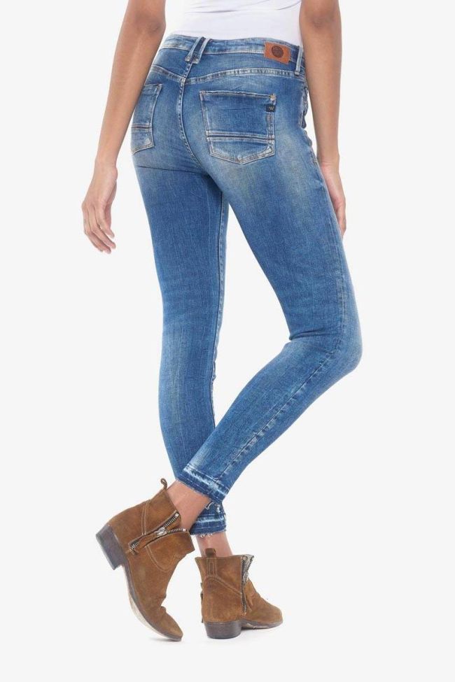 Usoa power skinny 7/8th jeans destroy blue N°3