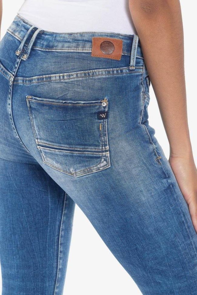 Usoa power skinny 7/8th jeans destroy blue N°3