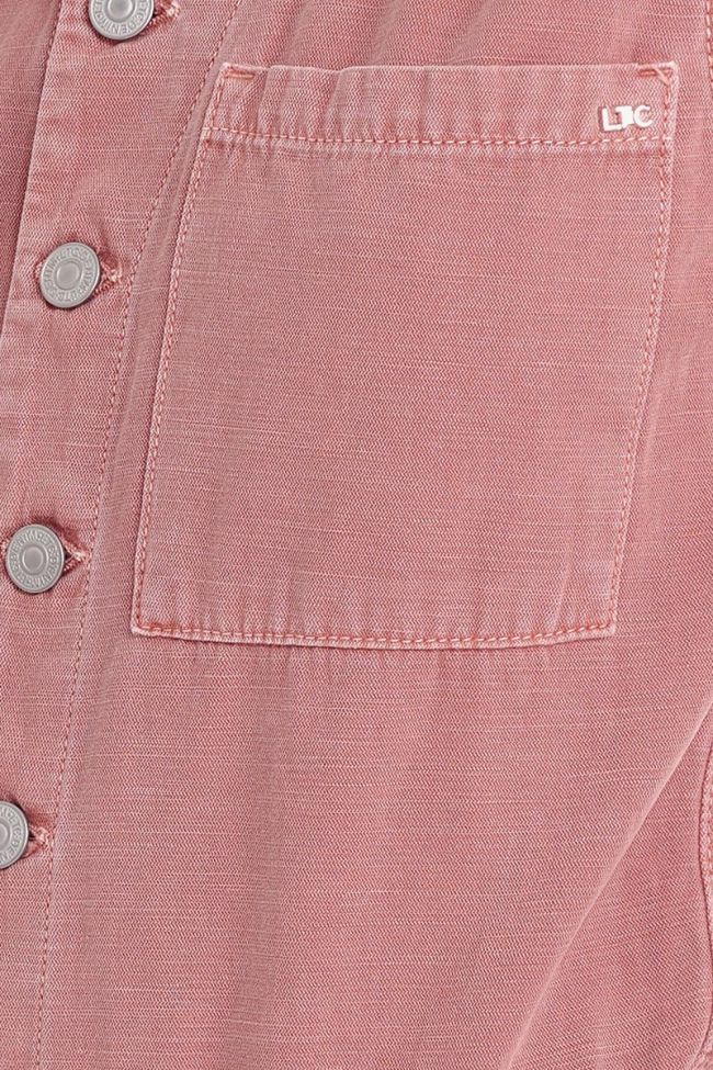 Pink denim Zumba jumpsuit