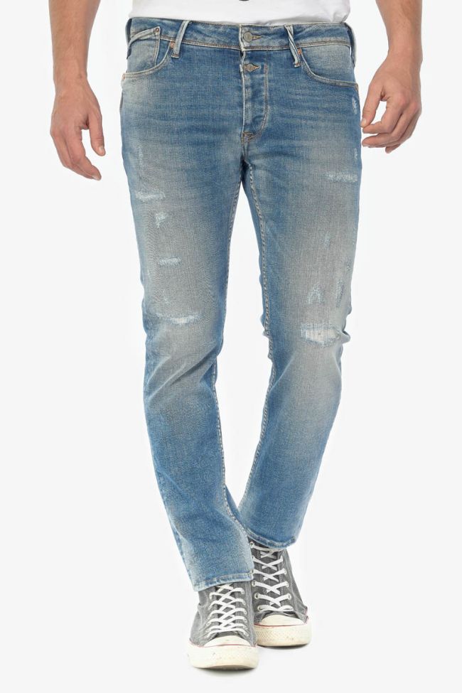 Iraun 600/17 adjusted jeans destroy blue N°4