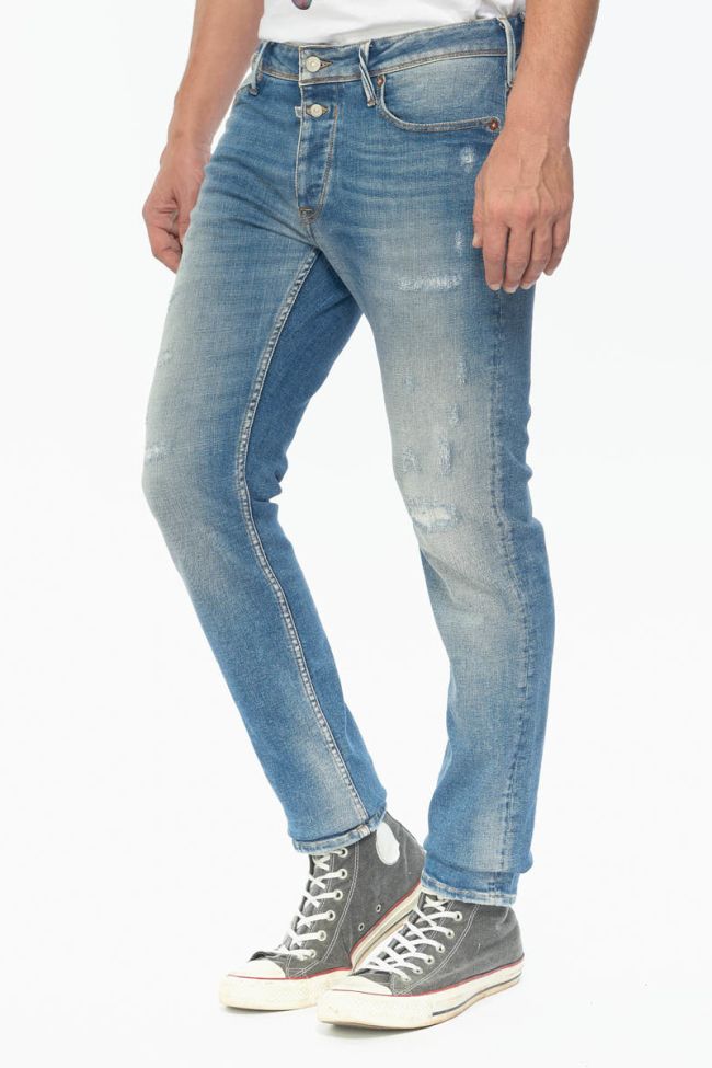 Iraun 600/17 adjusted jeans destroy blue N°4