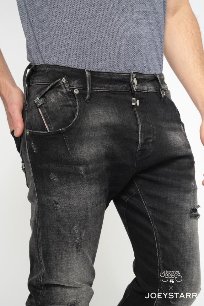 Jagg tapered arched jeans black N°1 by JoeyStarr