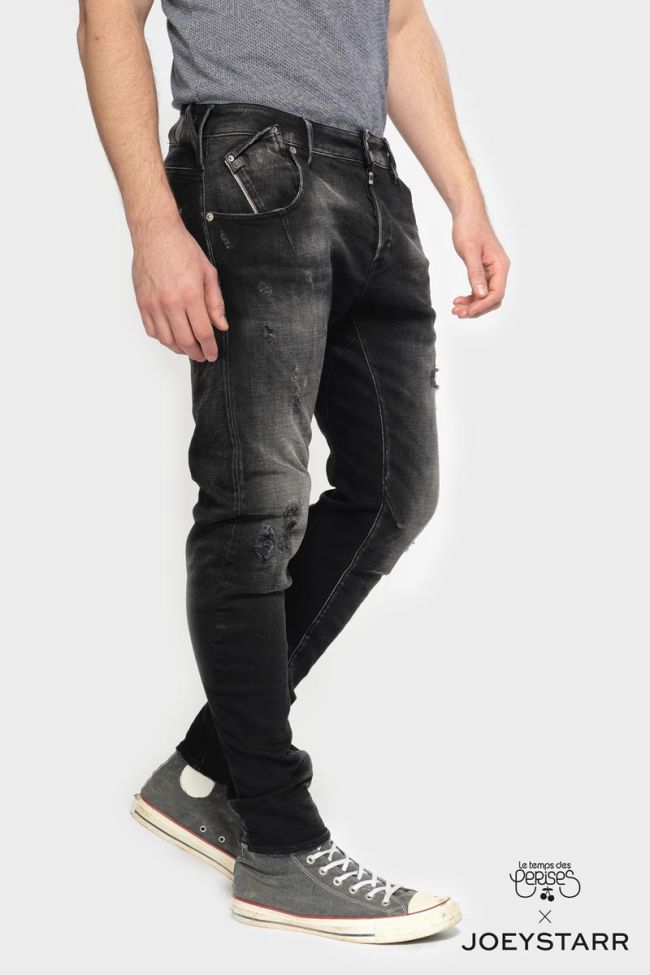 Jagg tapered arched jeans black N°1 by JoeyStarr