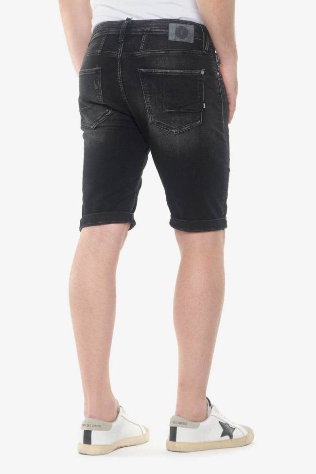 Stonewashed black Jogg Ed bermuda shorts